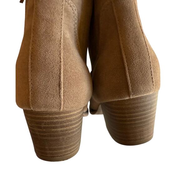 Universal Thread Womens 8 Neutral Faux Leather Solita Western Ankle Boot Classic - Picture 4 of 9